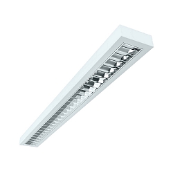 LED Aufbau-/Pendel-Rasterleuchte, IP20, UGR <19, DALI dimmbar, wei�, 32W 4000K 4700lm