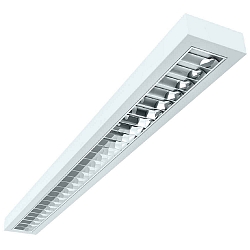 LED Aufbau-Rasterleuchte IP20, 57W, 4000K, 8600lm, dimmbar, wei�