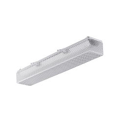 LED Damp-proof luminaire, prismatic, 25W, 3000K, 3200lm, IP50, white