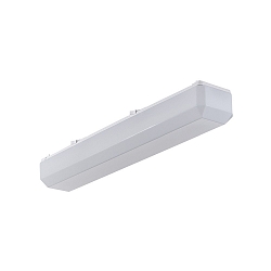 LED Damp-proof luminaire, 25W, 3000K, 2800lm, IP50, opal, white