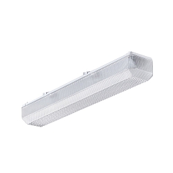 LED Damp-proof luminaire, prismatic, 25W, 4000K, 3200lm, IP50, white