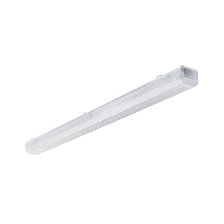 LED Damp-proof luminaire, prismatic, 54W, 4000K, 6900lm, IP50, white