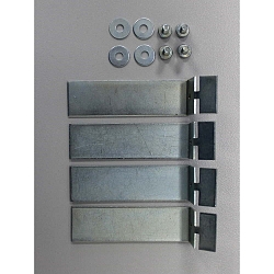 Zubeh�r f�r LED Einbau-Rasterleuchte ERB4x- ballwurfsicherer Befestigungssatz, 4 St�ck, verzinkt