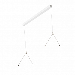 Baldachin mit LED Treiber f�r Pendelleuchte 1555cm (FL-PLN242063MP.8584L), IP20, 230V AC/DC, sek. SELV, Multipower, wei�