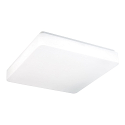 wall and ceiling luminaire 45cm square IP54, white 