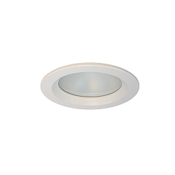 LED Einbau-Downlight, IP44 IK07, rund, �14.5cm, max. 700mA (exkl. BG), dimmbar, wei� / Glas satiniert, 24W 3000K 2900lm 50�