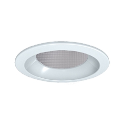 LED Recessed Downlight, 10W, 3000K, 900lm, microprismatic, IP44, UGR < 19, DALI dimmable, white