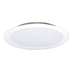 LED Recessed Downlight, 48W, 3000K, 4000lm, IP44, DALI dimmable, very flat, white