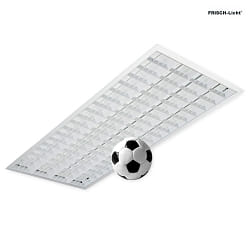 grid luminaire DALI controllable, ball proof IP40, white dimmable