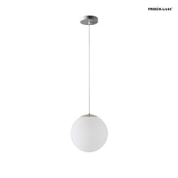 pendant luminaire 40 switchable IP40, stainless steel brushed, white dimmable