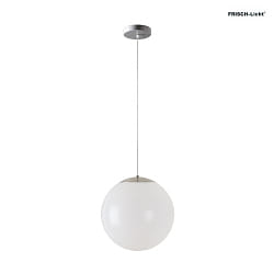 pendant luminaire 50 switchable IP40, stainless steel brushed, white dimmable