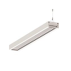 LED Lichtband Pendel-Rasterleuchte, IP20, direkt / indirekt, UGR <19, schaltbar, wei�, Mitte, 113cm, 39W 3000K 5100lm