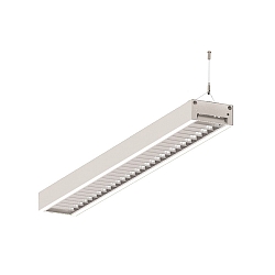 LED Lichtband Pendel-Rasterleuchte, IP20, direkt / indirekt, UGR <19, schaltbar, wei�, Mitte, 113cm, 39W 4000K 5100lm