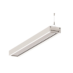 LED Lichtband Pendel-Rasterleuchte, IP20, direkt / indirekt, UGR <19, schaltbar, wei�, Mitte, 113cm, 67W 4000K 8700lm