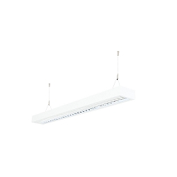 LED Pendant grid luminaire direct / indirect, 39W, 3000K, 5100lm, IP20, UGR < 19, white