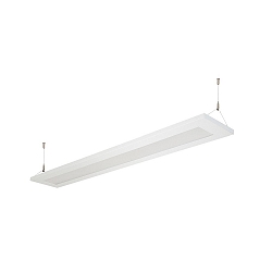 LED Pendant luminaire direct / indirect, 42W, 3000K, 6100lm, IP20, UGR < 19, DALI dimmable, white