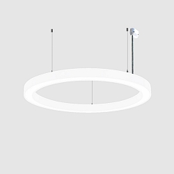 pendant luminaire � 62CM CCT Switch, direct / indirect, UGR < 19, multipower, ring shape IP40, white 