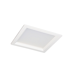 LED Recessed Downlight, 17/21/25W, 3000K, 2100lm, square, IP54, white