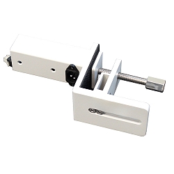 Zubeh�r f�r LED Office-Stehleuchte (Art.-Nr. FL-STL2063MA.15484�) - Tischhalterung f�r Plattenh�he 1.2cm bis 8cm, silber