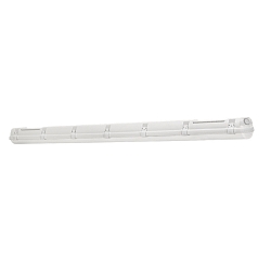 LED-Feuchtraum-Wannenleuchte ECO, 61,5cm, 8,6-15W, 4000K, 1150-2000lm, IP66, IK10, Multipower, grau