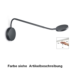 Wall luminaire THEA-W, nickel matt