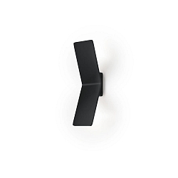 LED Wandleuchte ADA, 2x10W, 2700K, 1700lm, IP20, eckig, schwarz