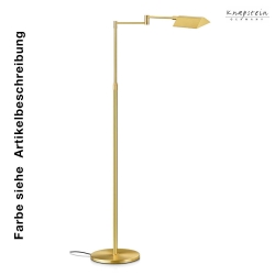Floor lamp INGA, polished brass/matt
