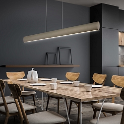 LED Pendelleuchte RUNA-92, Up/Down, 92cm, 43W 2200-3000K, CRi >90, Sensordimmer, Effekt Bronze