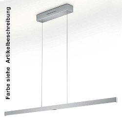 LED Pendelleuchte LINN-L161, 161cm, Up/Down, 52W 2700K, CRi >90, mit Gestensteuerung, verstellbar, schwarz