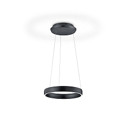 LED Pendelleuchte SARA-40, � 40cm, 48W 2200-3000K, CRi >90, mit Gestensteuerung, h�henverstellbar, dimmbar, schwarz