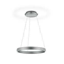 LED Pendelleuchte SARA-40, � 40cm, 48W 2200-3000K, CRi >90, mit Gestensteuerung, h�henverstellbar, dimmbar, Mattnickel