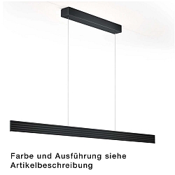 pendant luminaire FARA-92 up / down, tunable white, controllable with gestures IP20, nickel matt