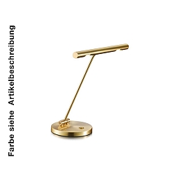 Knapstein LED Table lamp 612, nickel matt