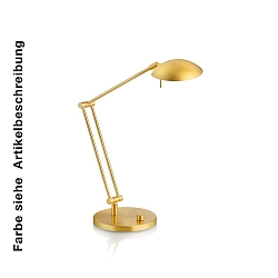 Knapstein LED Table lamp 619, nickel matt