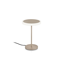 LED Tischleuchte TILDA-T, 17W, 2200-3500K, 1904lm, IP20, dimmbar, sand metallic
