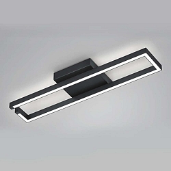 LED Deckenleuchte YOKO-R, IP20, 46W, 2700K, 4750lm, schwarz