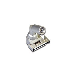 Vitrinenleuchte LED Track Point S f�r 24V LED Track, inkl. Adapter, 2 Wechsellinsen, schwenkbar, 1.5W 4000K 10/30�, Alu