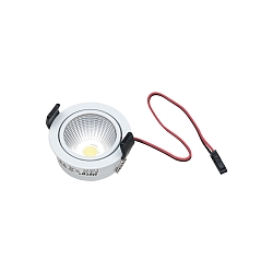 LED Einbaustrahler SR 45-LED, IP44, 350mA, schwenkbar 20�, 4.8W 4000K, wei�