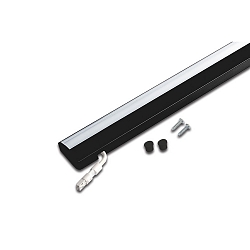 LED under-cabinet luminaire Dynamic LED ModuLite F, IP20, 230V, 90cm, 15W 2700-5000K, dimmable, incl. controller, black