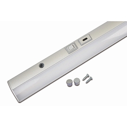 under-cabinet luminaire MODULITE F-USB 1200MM with switch, with USB connection, wired through IP20