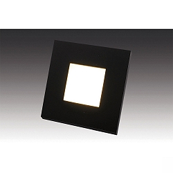 LED Wandeinbauleuchte, 1,8W, 3000K, 90lm, IP20, schwarz