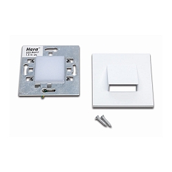 recessed luminaire WALL I DOWN down, with sensor IP20, white  1,8W 90lm 3000K 120� 120� CRI 80