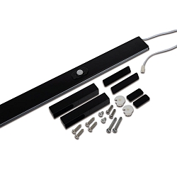 under-cabinet luminaire with motion detector IP20, black 9,3W 345lm 4000K CRI 90-100 120cm