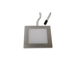 LED Recessed luminaire DYNAMIC FAQ 58 with surface light, 3W, 2700-5000K, IP20, brushed stainless steel