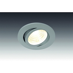 LED Einbaustrahler ECO SR 68 Set, 6,5W, 3000K, IP20, schwenkbar, dimmbar, chrom matt