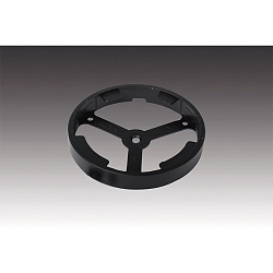 Surfaced ring AR 68, incl. mounting screws, black