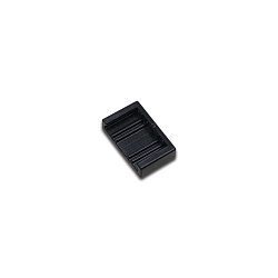 Accessory for 24V power track Flat Track - end cap, black