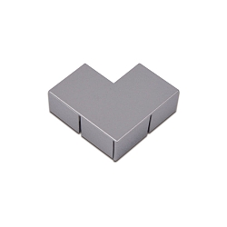 Zubeh�r f�r Aufbauprofil - Eckabdeckung, innen, aluminium