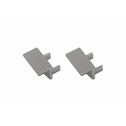 end cap FOR 9MM MILLED-IN PROFILE + 4MM STRIPS mechanical, stainless steel