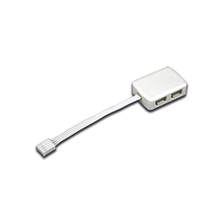 RGB 4-fold distributor, lead 10cm, with plug, for 3 additional connecting cables on transformer